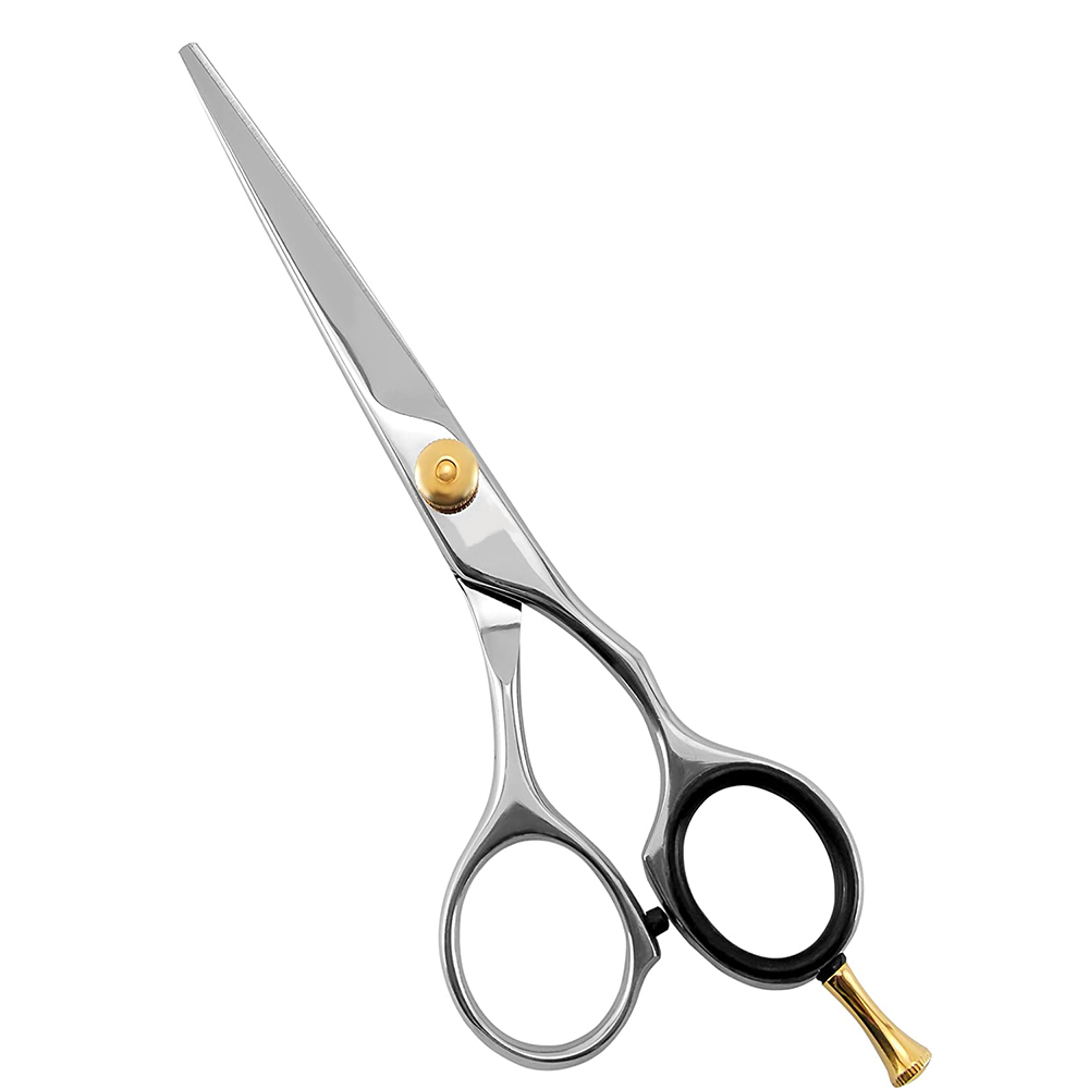 Barber Scissor with Finger Rest and Adjustable Screw